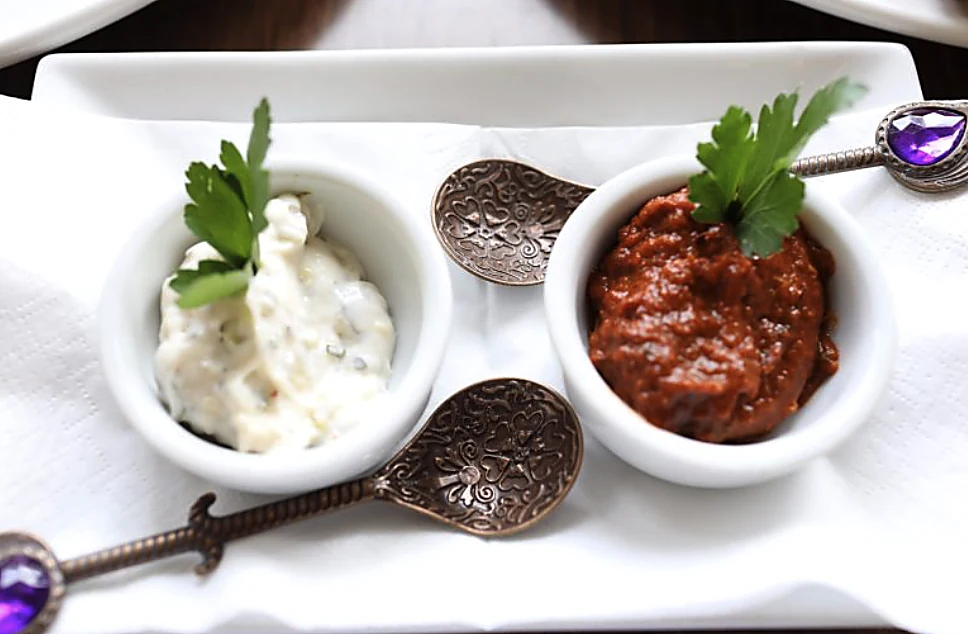 Turkish meze plate